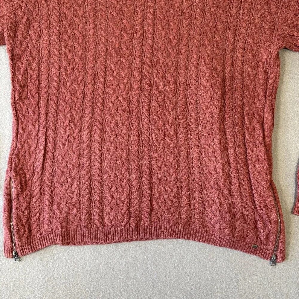 American Eagle Womens Cable Knit Sweater Cozy Cottagecore Preppy Casual Fall XL‎ - Picture 6 of 16